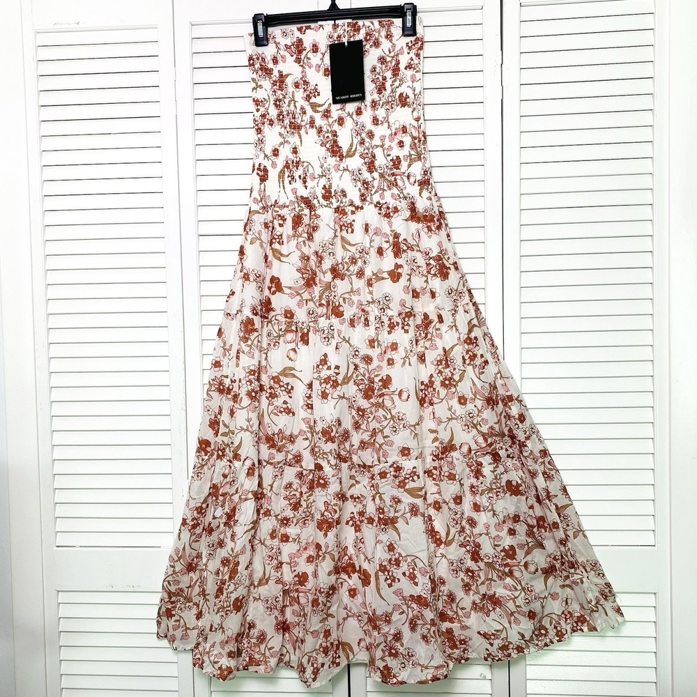 Anthropologie Meadow Rhodes Large Maxi Dress Cottage Romantic Coquette Feminine - Picture 2 of 7